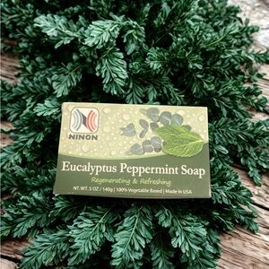 Ninon: Eucalyptus Peppermint Soap - 5 oz. 100% Vegetable Based 4/$30 Mix & Match